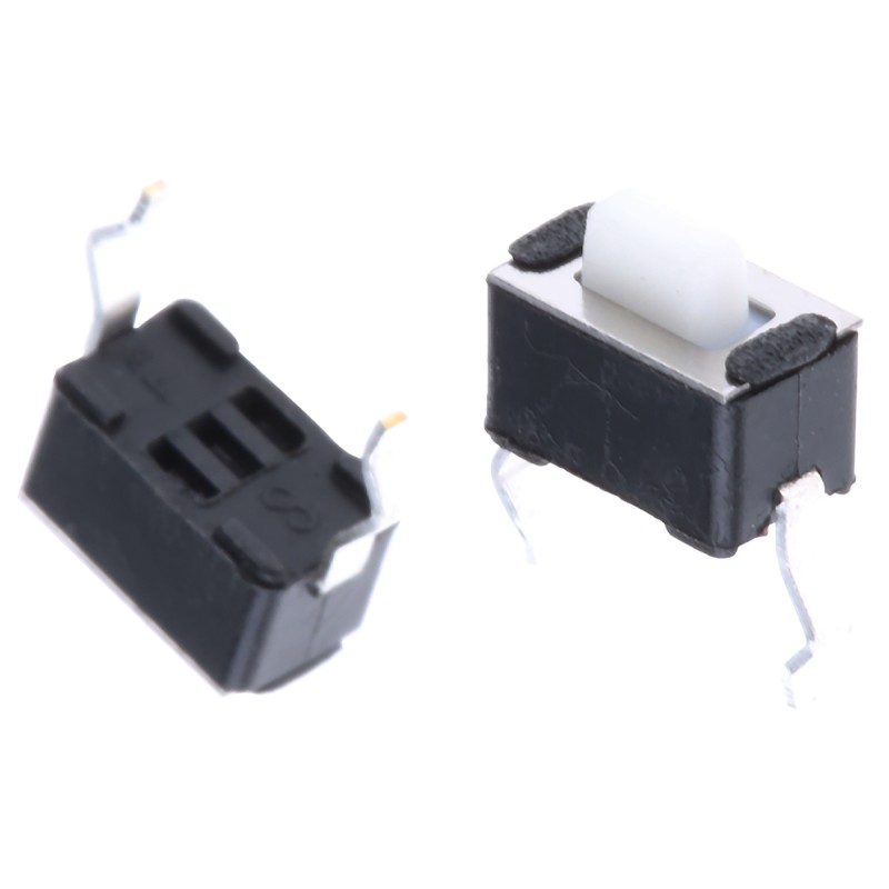 5 pcs - Button Tactile Switch, SPST 50 mA @ 24 V dc 1.5mm