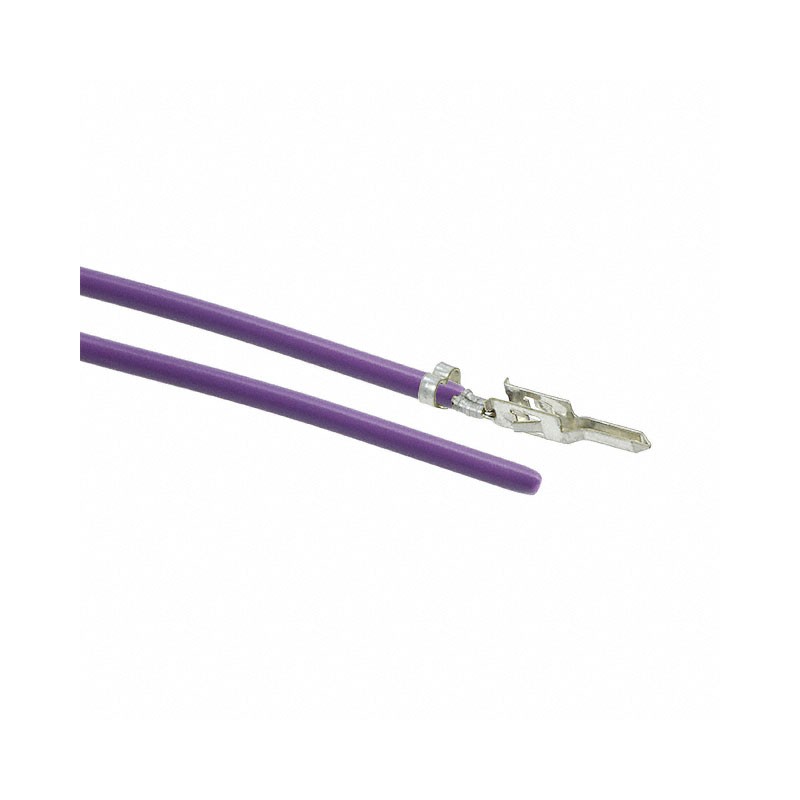 10 pcs : 0039000040-12-V0 - 12' PRE-CRIMP A2040 VIOLET