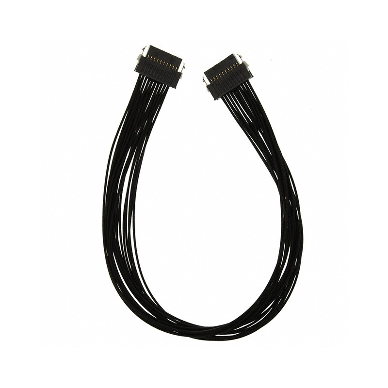 1 pcs : SFSD-10-28-H-10.00-DR-NDX - CABLE ASSY SOCKET 20POS 28AWG