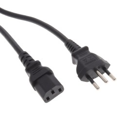 1 pcs : 204B4272M5701(R) - CORD 17AWG NBR 14136-IEC320 8.2'