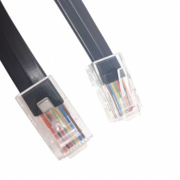 1 pcs : 520-26-8800-BL-0005F - CABLE MOD 8P8C PLUG TO PLUG 5'
