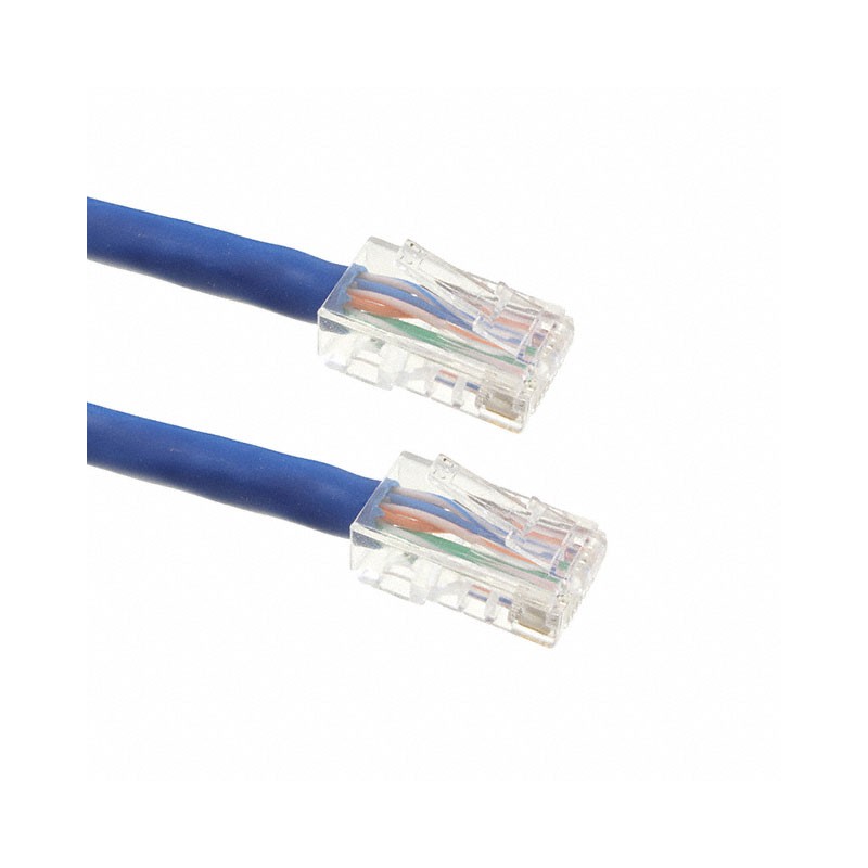 1 pcs : NPC-6-007-BU - CABLE MOD 8P8C PLUG TO PLUG 7'