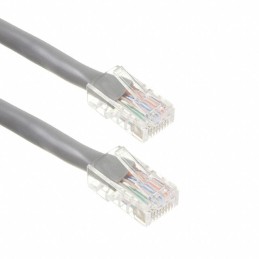 1 pcs : NPC-6-007-GY - CABLE MOD 8P8C PLUG TO PLUG 7'