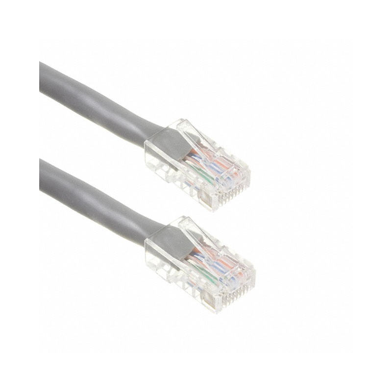 1 pcs : NPC-6-007-GY - CABLE MOD 8P8C PLUG TO PLUG 7'