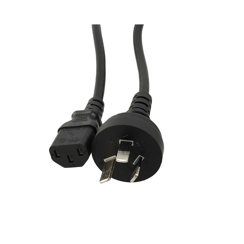 1 pcs : 5502022M5701A(R) - CORD 17AWG AS3112 TO IEC 320-C13