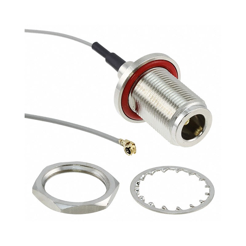 1 pcs : CBA-NF-UFL - CBL ASSY U.FL-NTYPE PL-JK 7.874'