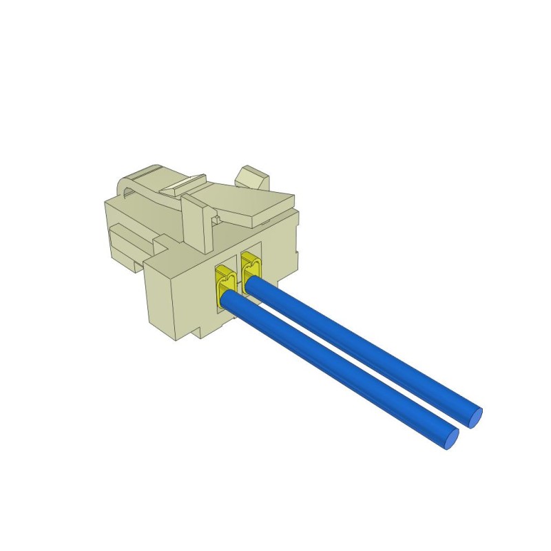 1 pcs : S1SST-02-28-GF-05.00-L - MICRO MATE SINGLE ROW DISCRETE T