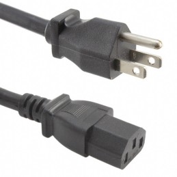 1 pcs : A-PC2302-020027-1 - CORD 16AWG 5-15P - 320-C13 6.56'