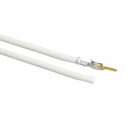 10 pcs : 0430310003-03-W0 - 3' PRE-CRIMP A2040W WHITE