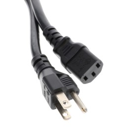 1 pcs : 302J115J6F0701J(R) - CORD 16AWG NEMA 5-15P-IEC 320 6'