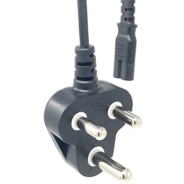 1 pcs : 2084111M8703B(R) - CORD 18AWG IS 1293-IEC320 5.91'