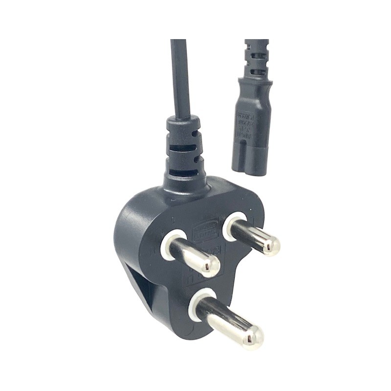 1 pcs : 2084111M8703B(R) - CORD 18AWG IS 1293-IEC320 5.91'