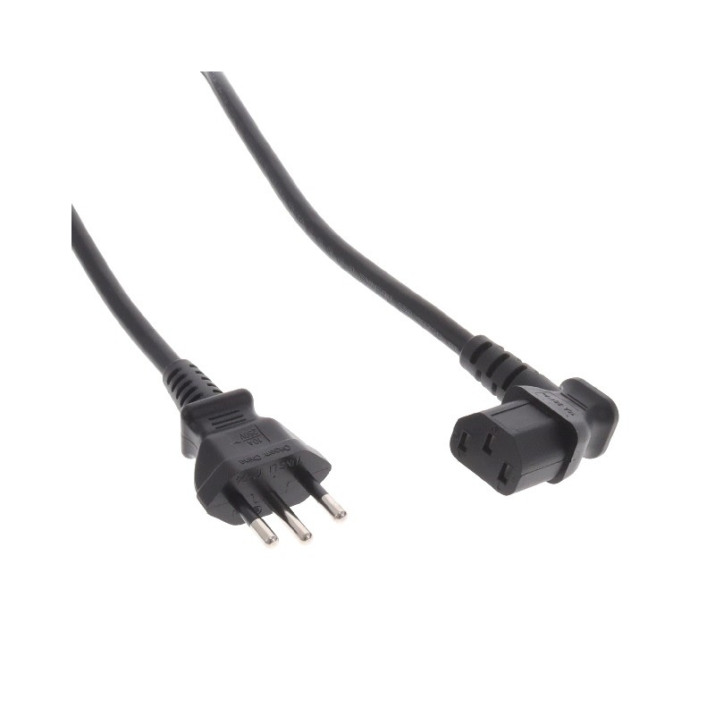 1 pcs : 204B4272M5702(R) - CORD 17AWG NBR 14136-IEC320 8.2'