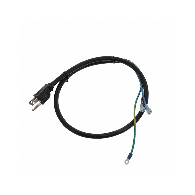 1 pcs : 3011863F2DDRR - CORD 14AWG NEMA 5-15P-2 QC 3.17'