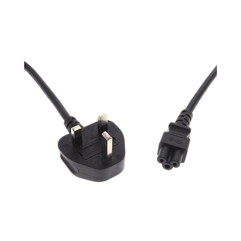 1 pcs : 6104262M0712(R) - CORD 18AWG BS1363-IEC 320 6.73'