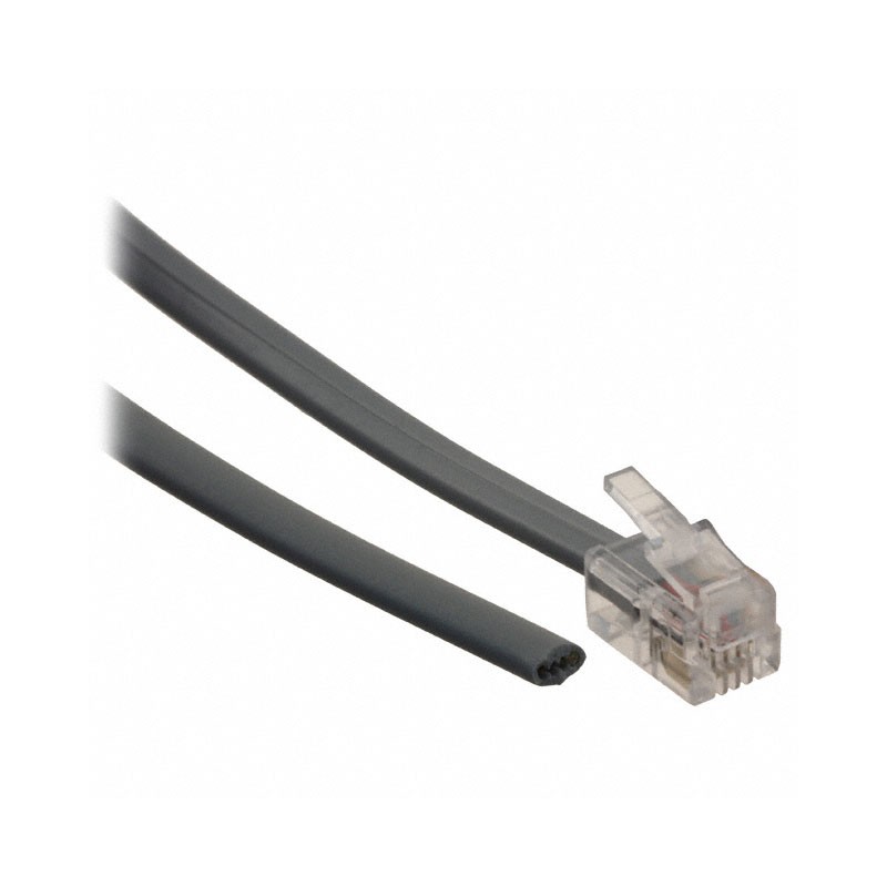 1 pcs : 513-26-4400-SV-0025F - CABLE MOD 4P4C PLUG TO CABLE 25'