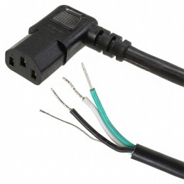 1 pcs : A-PC1503-020030-1 - CORD 16AWG IEC320C13 - CBL 6.56'