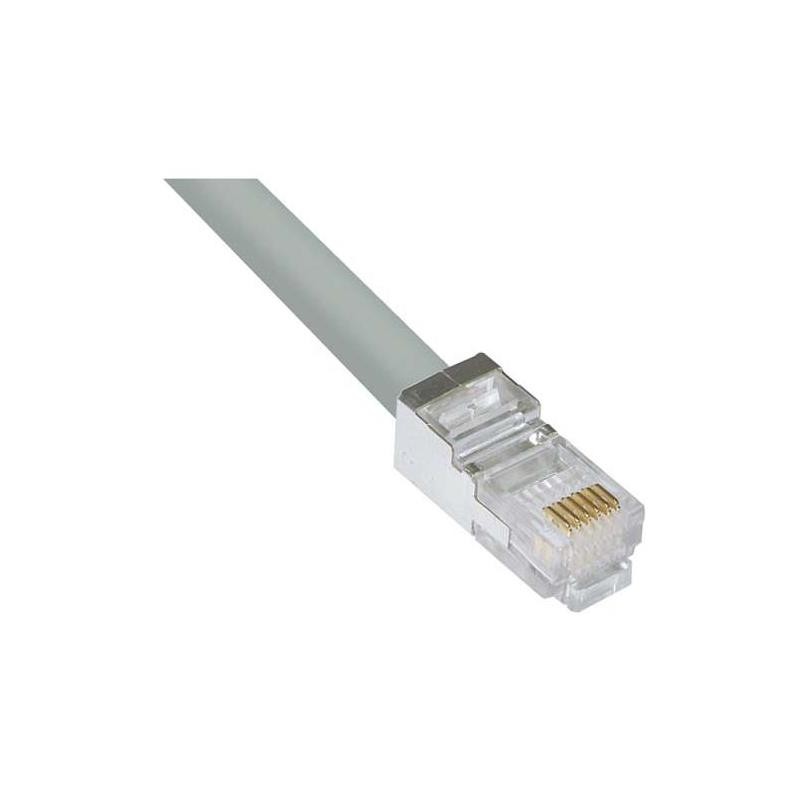 1 pcs : TRDU45SCR-1 - CBL RJ11/RJ11 CAT5E SHIELD 1'