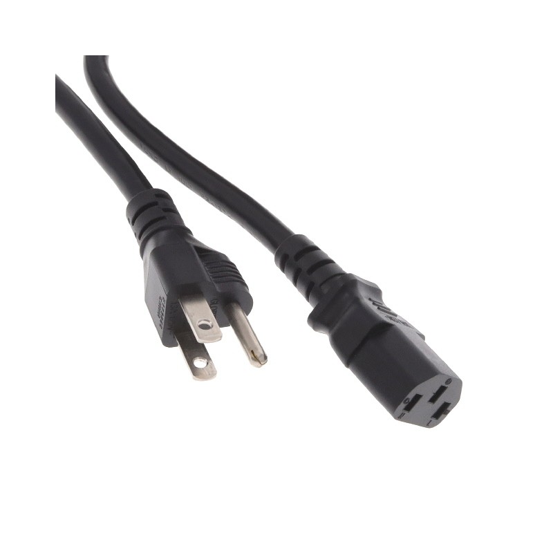 1 pcs : 3021247F701(R) - CORD 16AWG NEMA 5-15P-IEC 320 7'