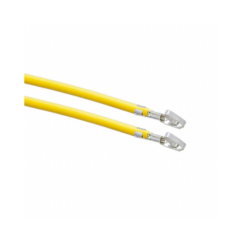 10 pcs : 0008500113-12-Y4-D - 12' PRE-CRIMP A2015 YELLOW