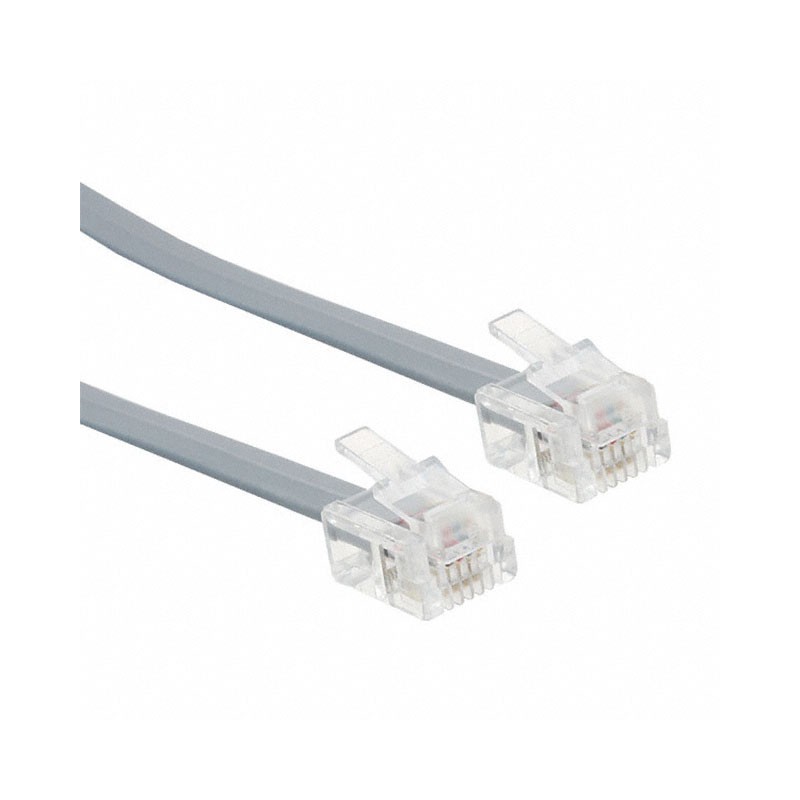 1 pcs : 512-26-6400-SV-0025F - CABLE MOD 6P4C PLUG TO PLUG 25'