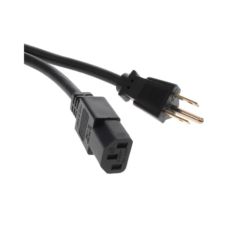 1 pcs : 3021889F10701 - CORD 18AWG NEMA 5-15P-IEC 9.84'