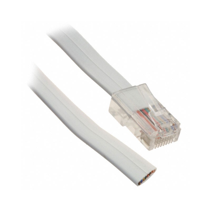 1 pcs : 513-26-8800-WH-0014F - CABLE MOD 8P8C PLUG TO CABLE 14'