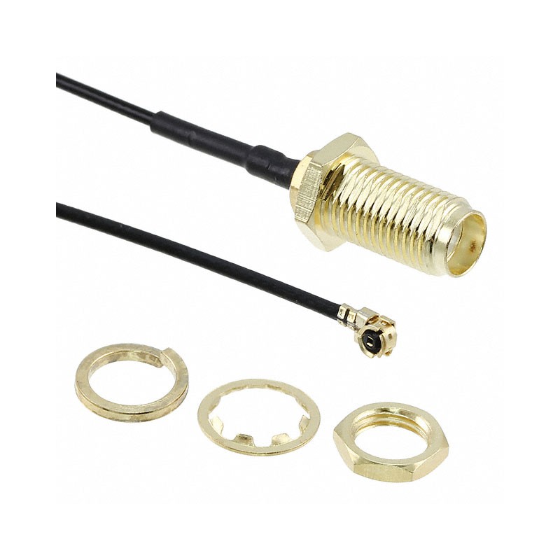 1 pcs : CBA-UFLSMA15 - CBL ASSY U.FL-SMA JCK-PLG 5.906'