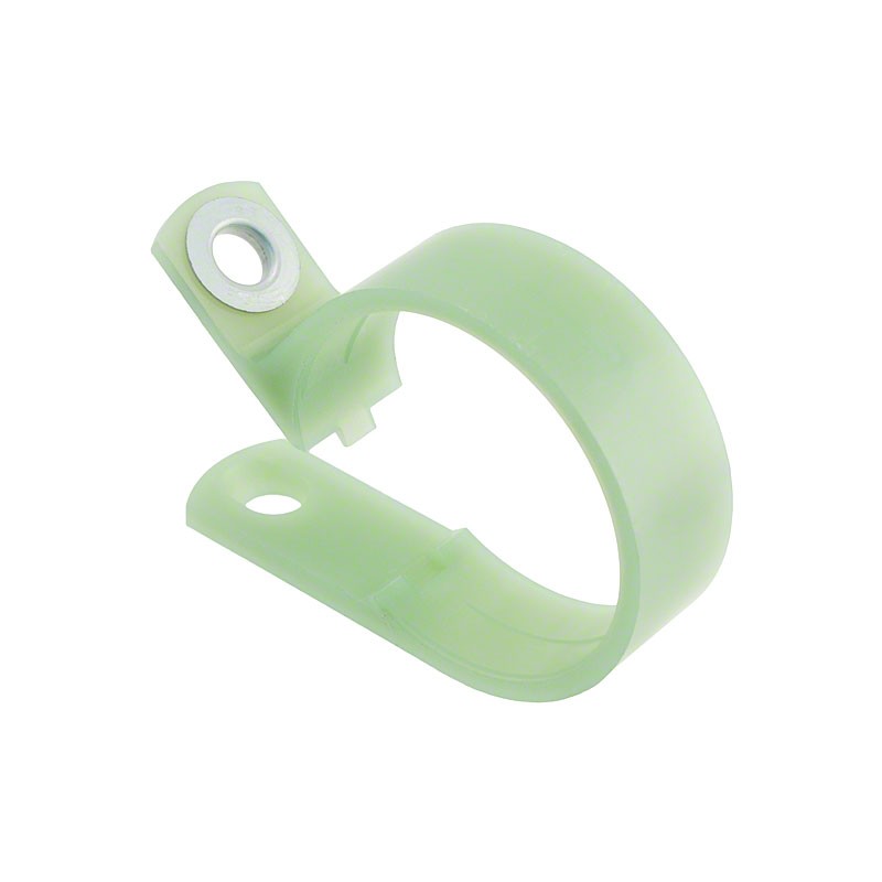 1 pcs : NM-18-R18 - CBL CLAMP P-TYPE GREEN FASTENER