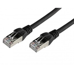 1 pcs : AMJU2020-0100-BKB-24 - CAT8- 1M - 40GBPS-24AWG SHIELDED