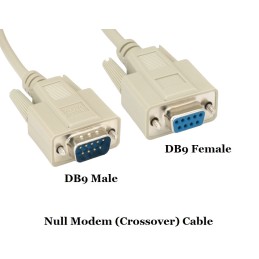1 pcs : DNC-9MF-06B - NULL MODEM DB9 M/F MOLD 6FT