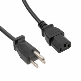 1 pcs : 800-18-2-2-SVT0-BL-00200-1 - CORD 18AWG 5-15P - 320-C13 6.56'
