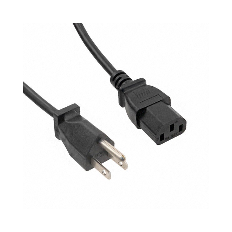 1 pcs : 800-18-2-2-SVT0-BL-00200-1 - CORD 18AWG 5-15P - 320-C13 6.56'
