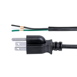 1 pcs : PC-ASLK030M - POWER CORD 5-15P TO BARE 3M BLK