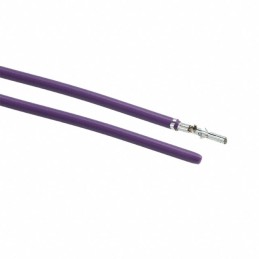 10 pcs : 0430300001-12-V0 - 12' PRE-CRIMP A2040V VIOLET