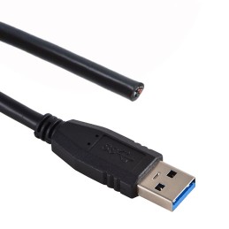 1 pcs : A-USB30AM-OE-500BK24 - CABLE A PLUG TO OPEN 16.4'