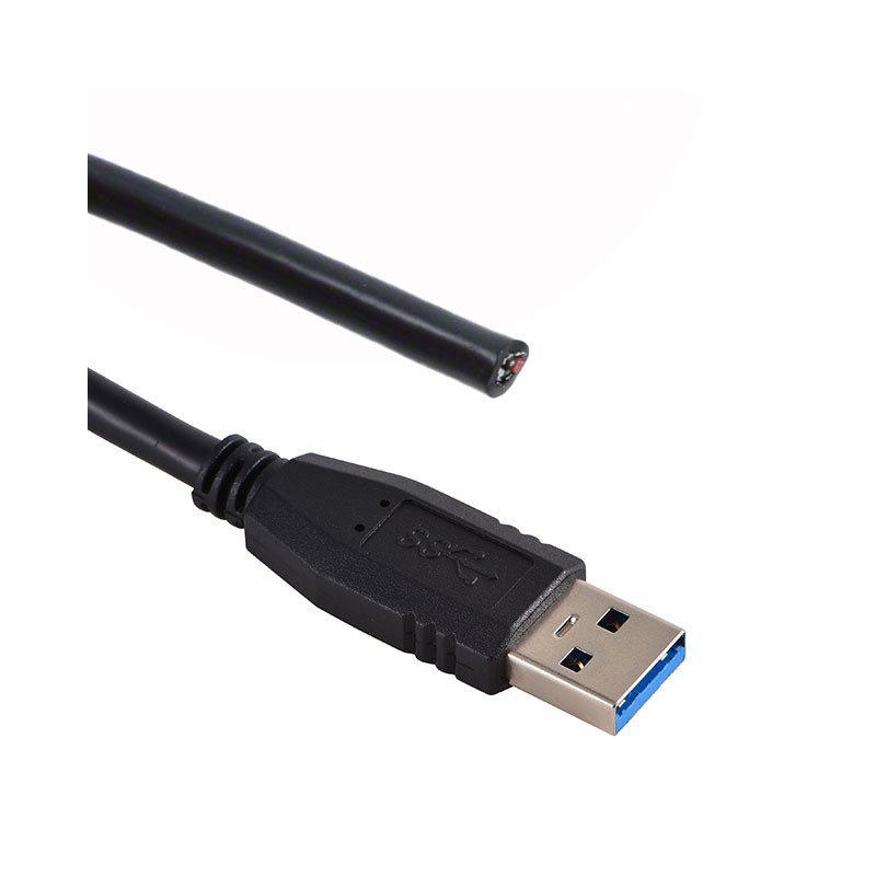 1 pcs : A-USB30AM-OE-500BK24 - CABLE A PLUG TO OPEN 16.4'