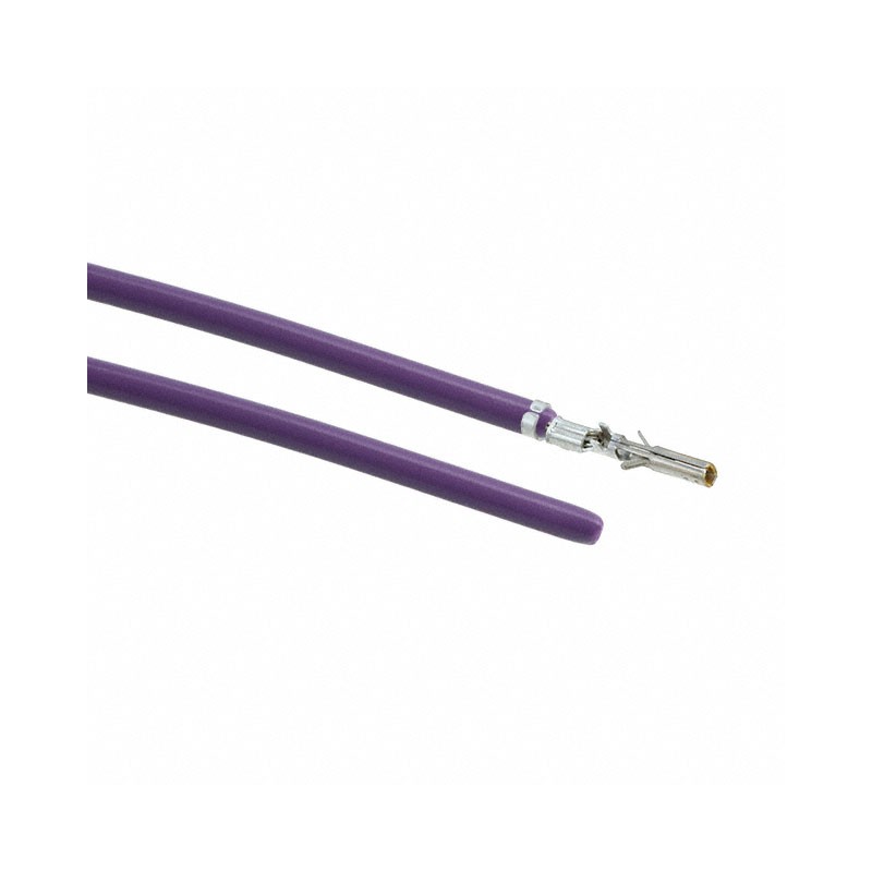 10 pcs : 0430300003-12-V2 - 12' PRE-CRIMP A2016V VIOLET