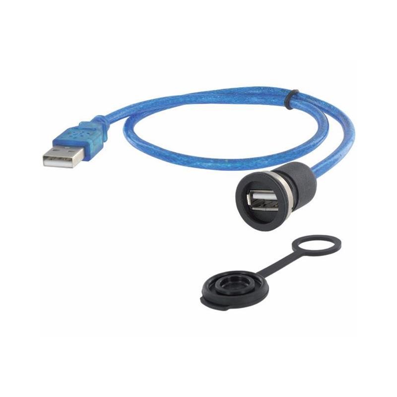 1 pcs : 1310-1002-04 - M16 PANEL CONNECTOR TO CABLE USB