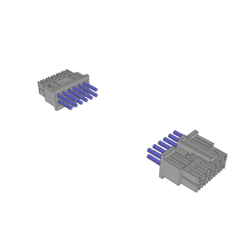 1 pcs : MMSD-06-20-L-08.00-D-K-LDS - MINI-MATE CABLE ASSEMBLY, 0.100'