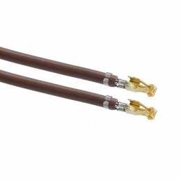 10 pcs : 0503948051-03-N6-D - 3' PRE-CRIMP 3049 BROWN