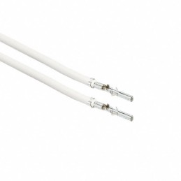 10 pcs : 0039000038-12-W9-D - 12' PRE-CRIMP A2064 WHITE