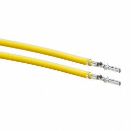 10 pcs : 0039000038-12-Y9-D - 12' PRE-CRIMP A2064 YELLOW