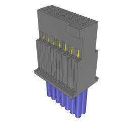 1 pcs : SFSD-07-28-G-10.00-S - .050 SOCKET DISCRETE CABLE ASSEM