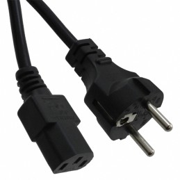 1 pcs : 800-0.75-14X-BL-00200-1 - CORD CEE 7/7 - IEC 320-C13 6.56'