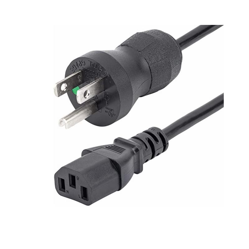 1 pcs : PC03002US-HG-SJT - CORD 16AWG 5-15P HG TO C13 36'