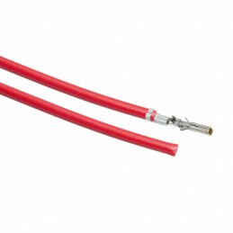 10 pcs : 0430300003-12-R0 - 12' PRE-CRIMP A2040R RED