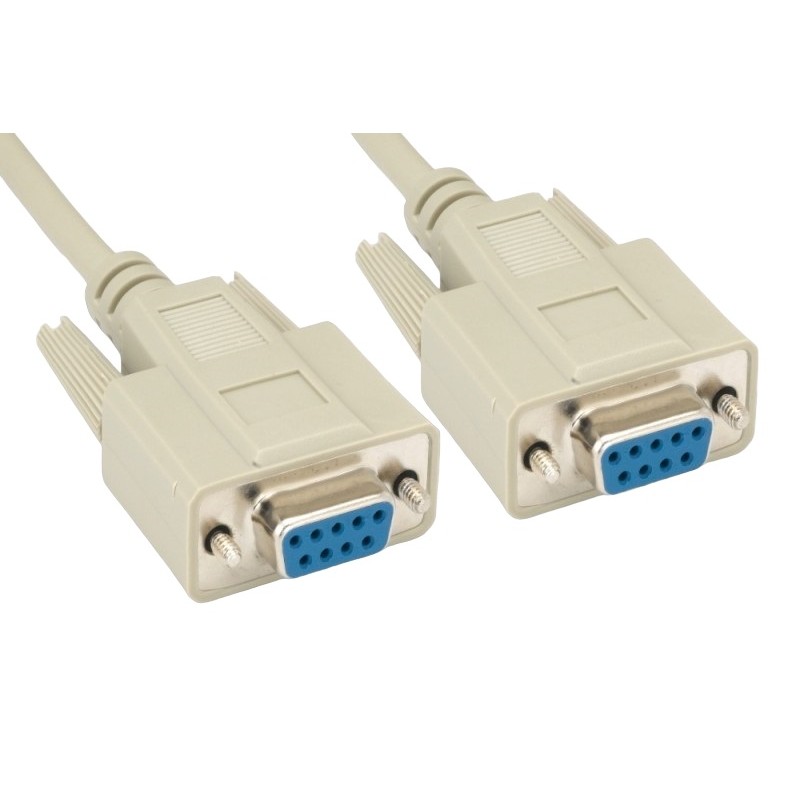 1 pcs : DNC-9FF-10B - NULL MODEM DB9/9 F/F MOLD 10FT
