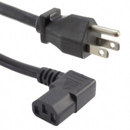 1 pcs : A-PC2304-030027-1 - CORD 16AWG 5-15P TO C13 9.84'