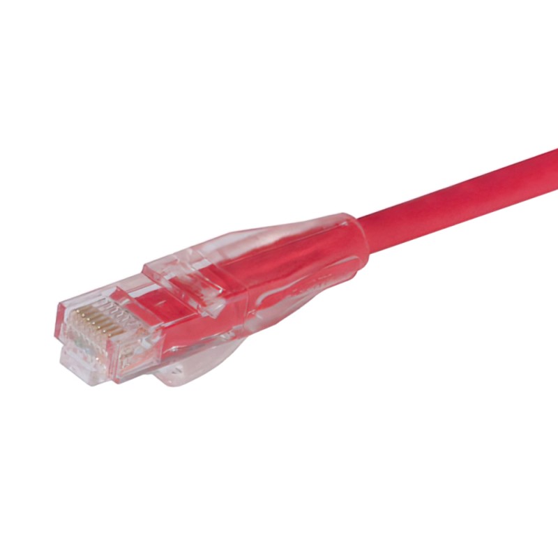 1 pcs : TRD815CRR-3 - CBL RJ45 CAT5E XVR RED 3FT